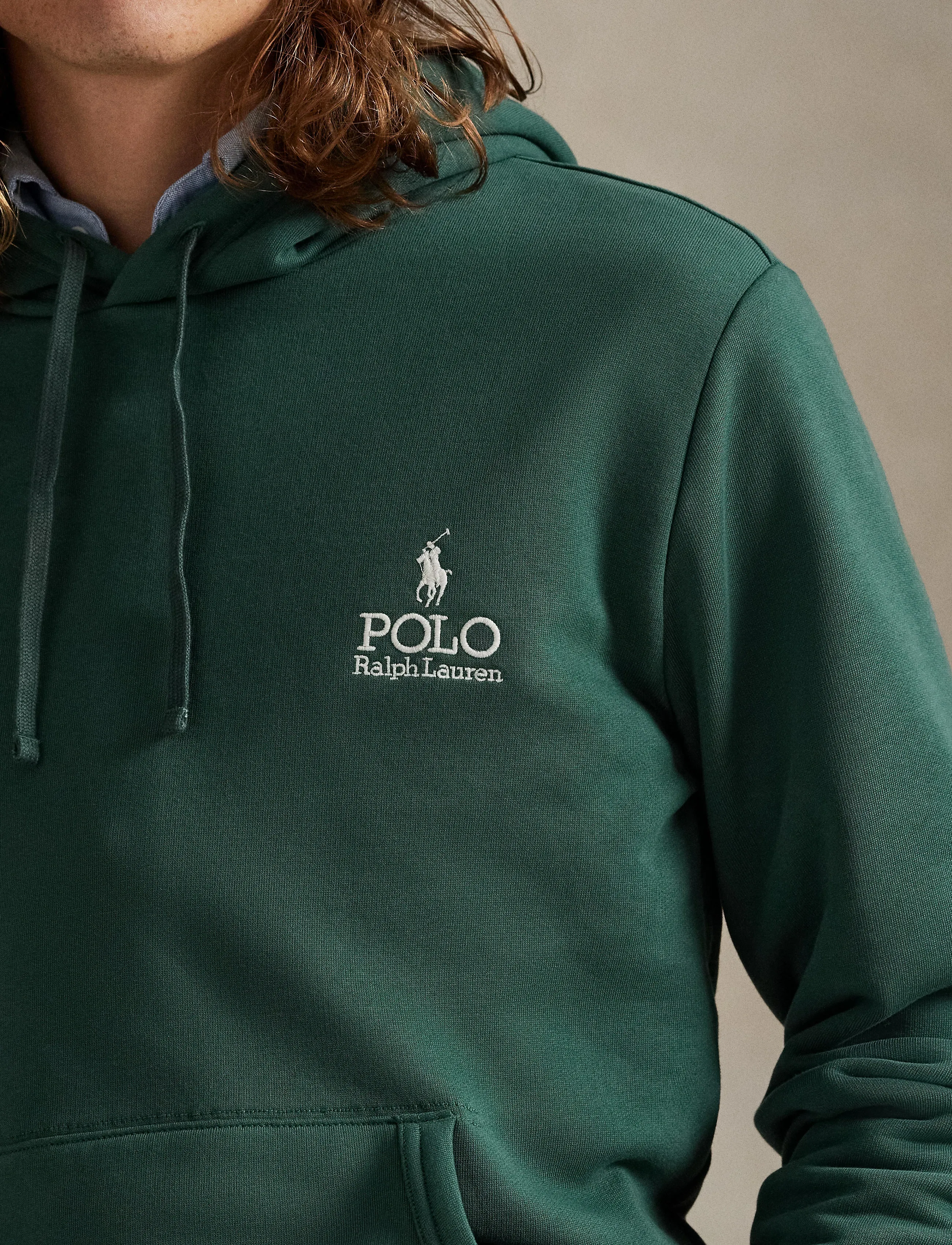 Polo Ralph Lauren - Logo Fleece Hoodie - hættetrøjer - charter green - 5