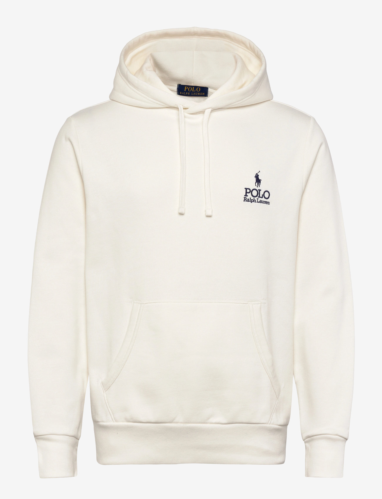 Polo Ralph Lauren - Logo Fleece Hoodie - hættetrøjer - deckwash white - 0