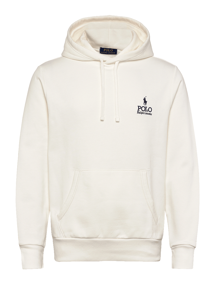 Polo Ralph Lauren - Logo Fleece Hoodie - hoodies - deckwash white - 1
