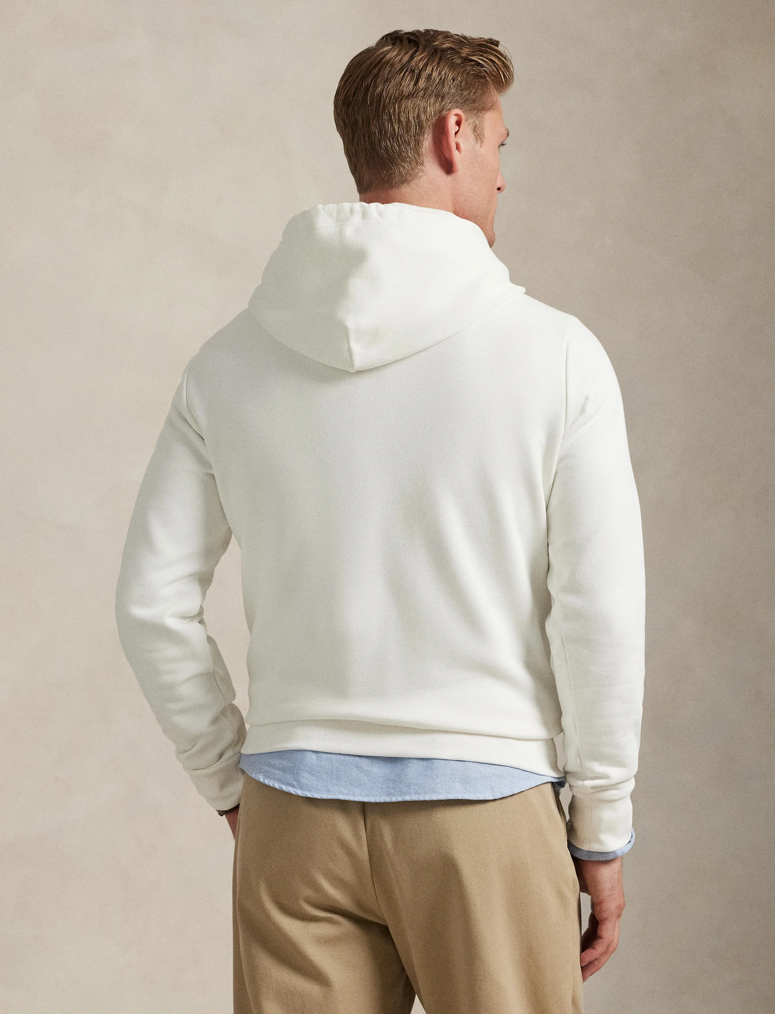 Polo Ralph Lauren - Logo Fleece Hoodie - hoodies - deckwash white - 3