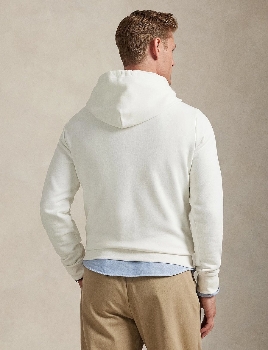 Polo Ralph Lauren - Logo Fleece Hoodie - hoodies - deckwash white - 3