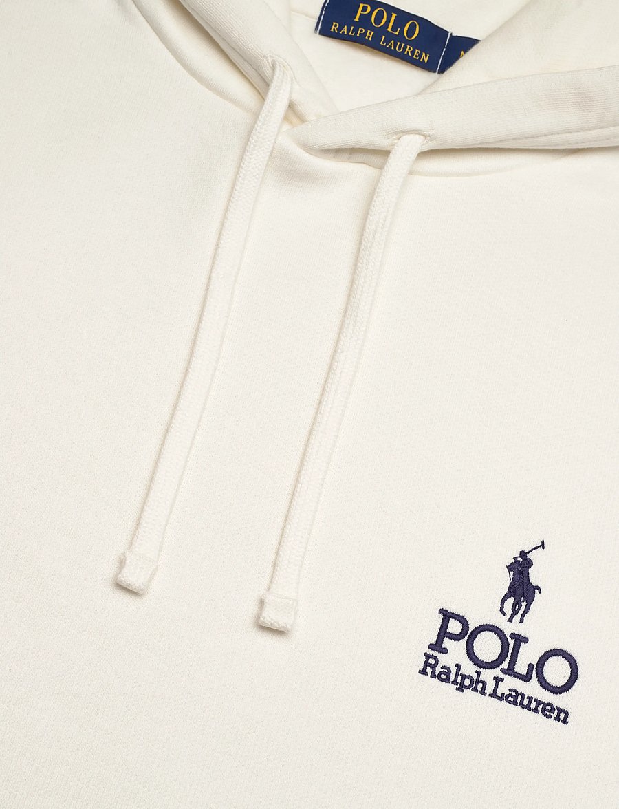 Polo Ralph Lauren - Logo Fleece Hoodie - hoodies - deckwash white - 5