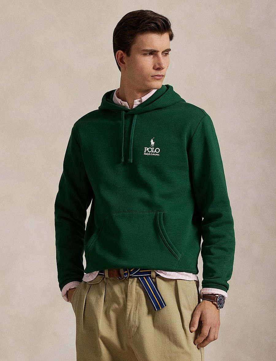 Polo Ralph Lauren - Logo Fleece Hoodie - kapuzenpullover - new forest - 3