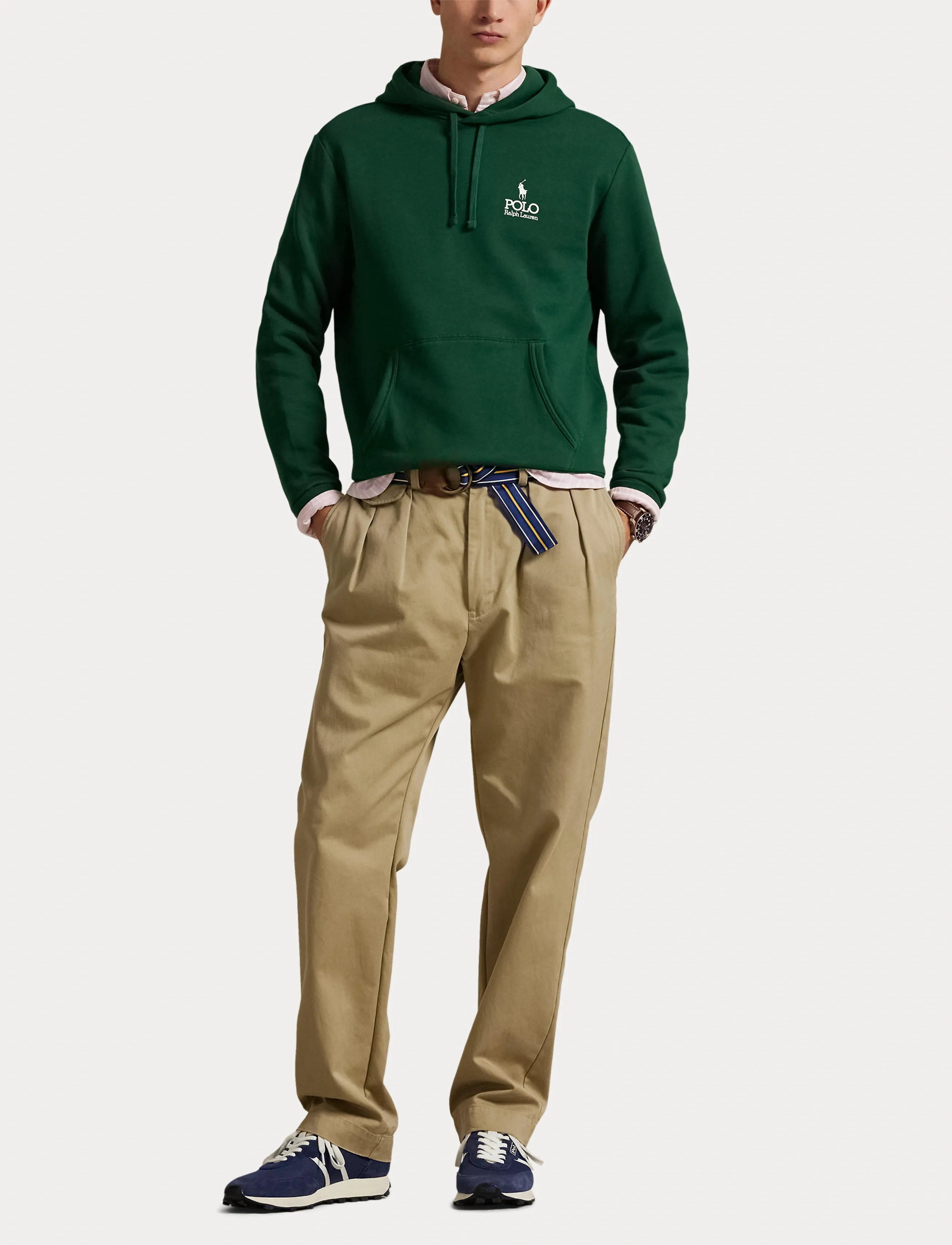 Polo Ralph Lauren - Logo Fleece Hoodie - kapuzenpullover - new forest - 4