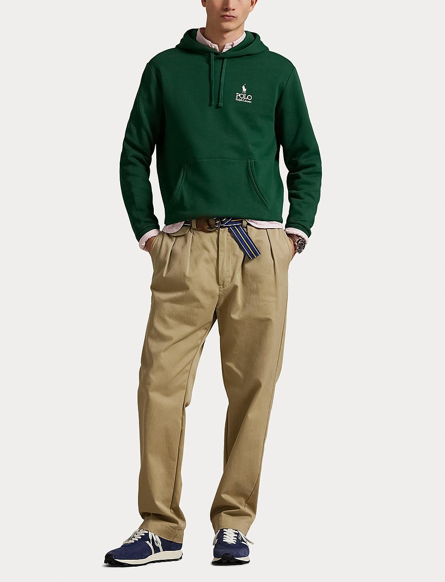 Polo Ralph Lauren - Logo Fleece Hoodie - kapuzenpullover - new forest - 4