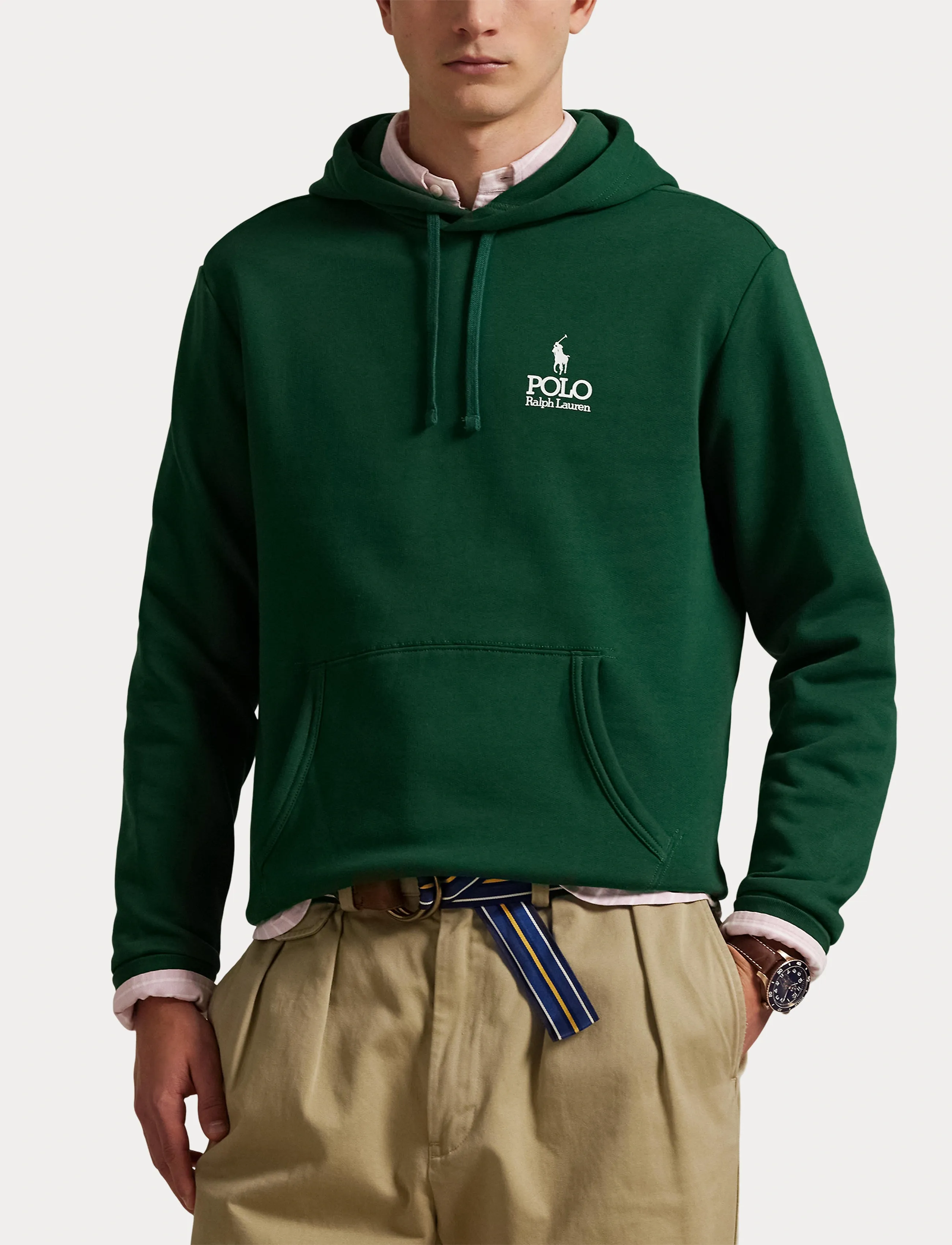 Polo Ralph Lauren - Logo Fleece Hoodie - kapuzenpullover - new forest - 5