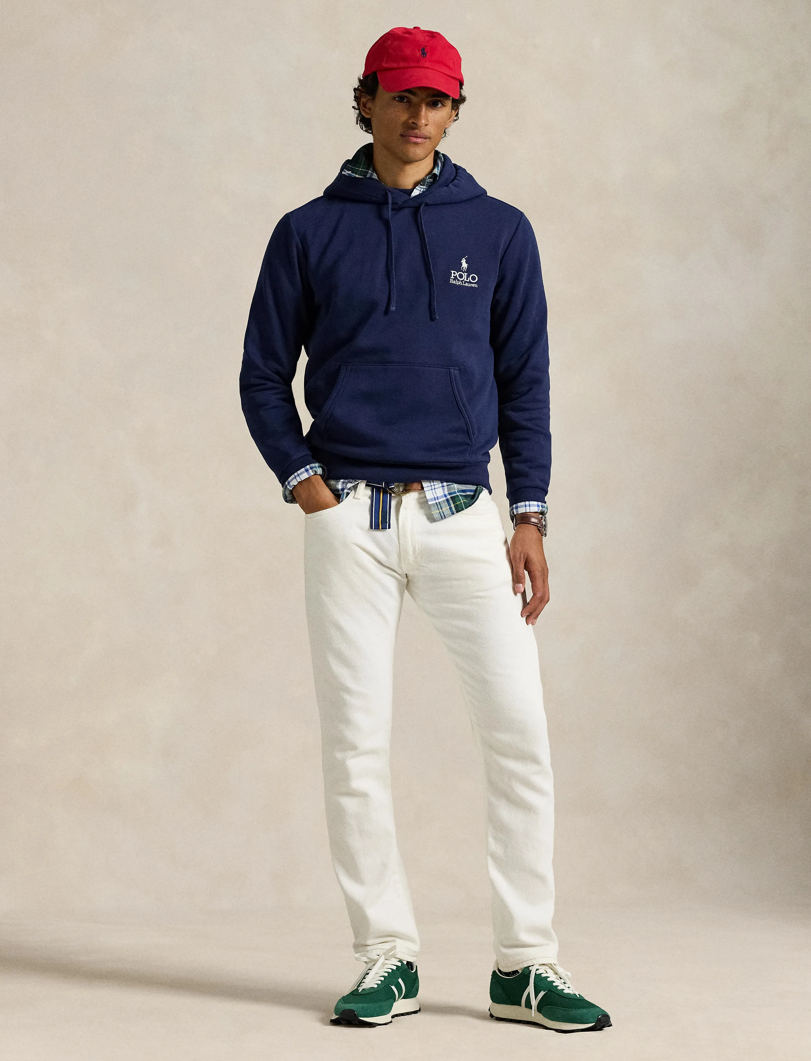 Polo Ralph Lauren Logo Fleece Hoodie - Kapuzenpullover - NEWPORT NAVY / navy