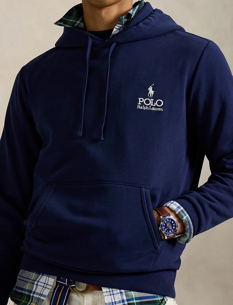 Polo Ralph Lauren - Logo Fleece Hoodie - hoodies - newport navy - 4