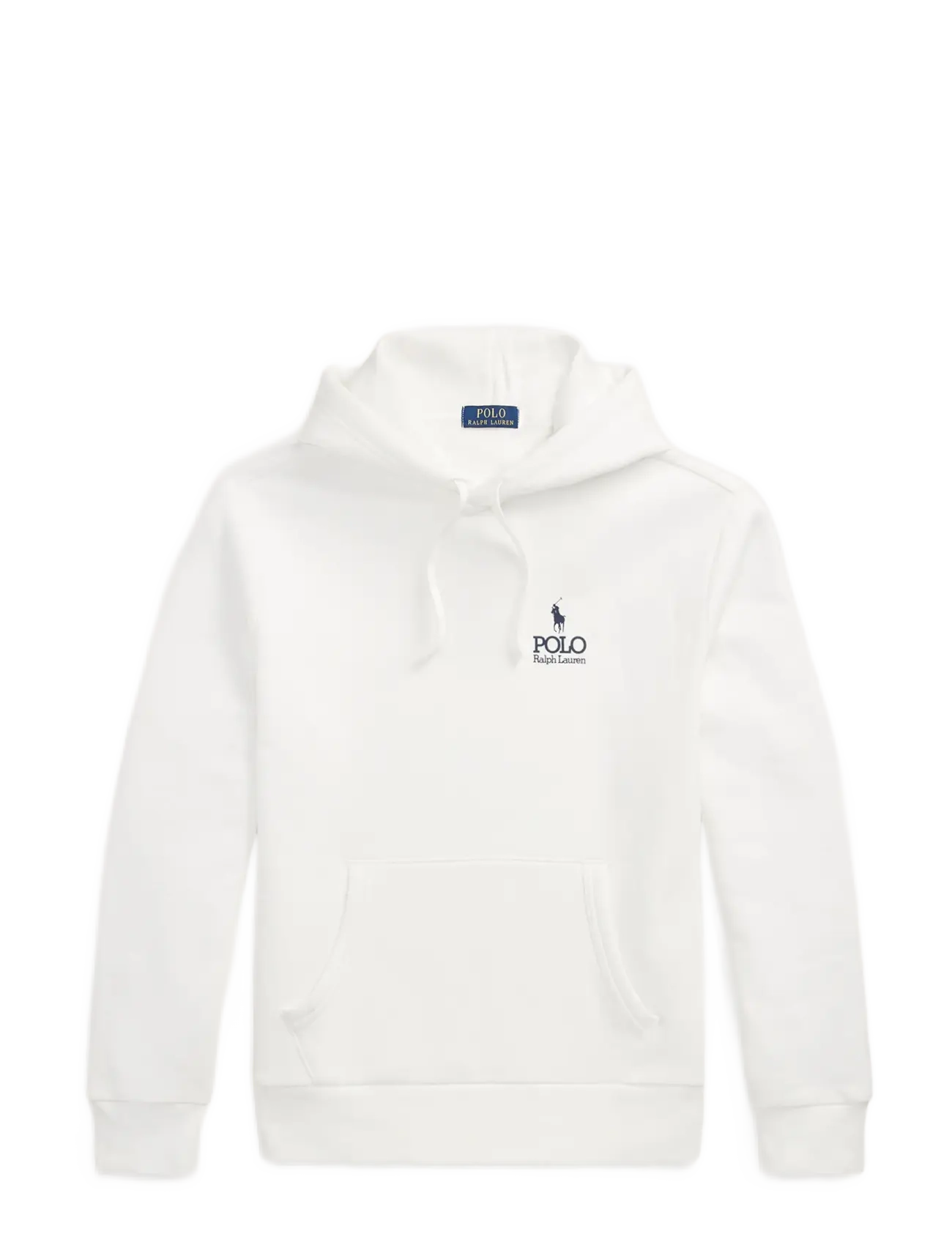 Logo Fleece Hoodie - WHITE