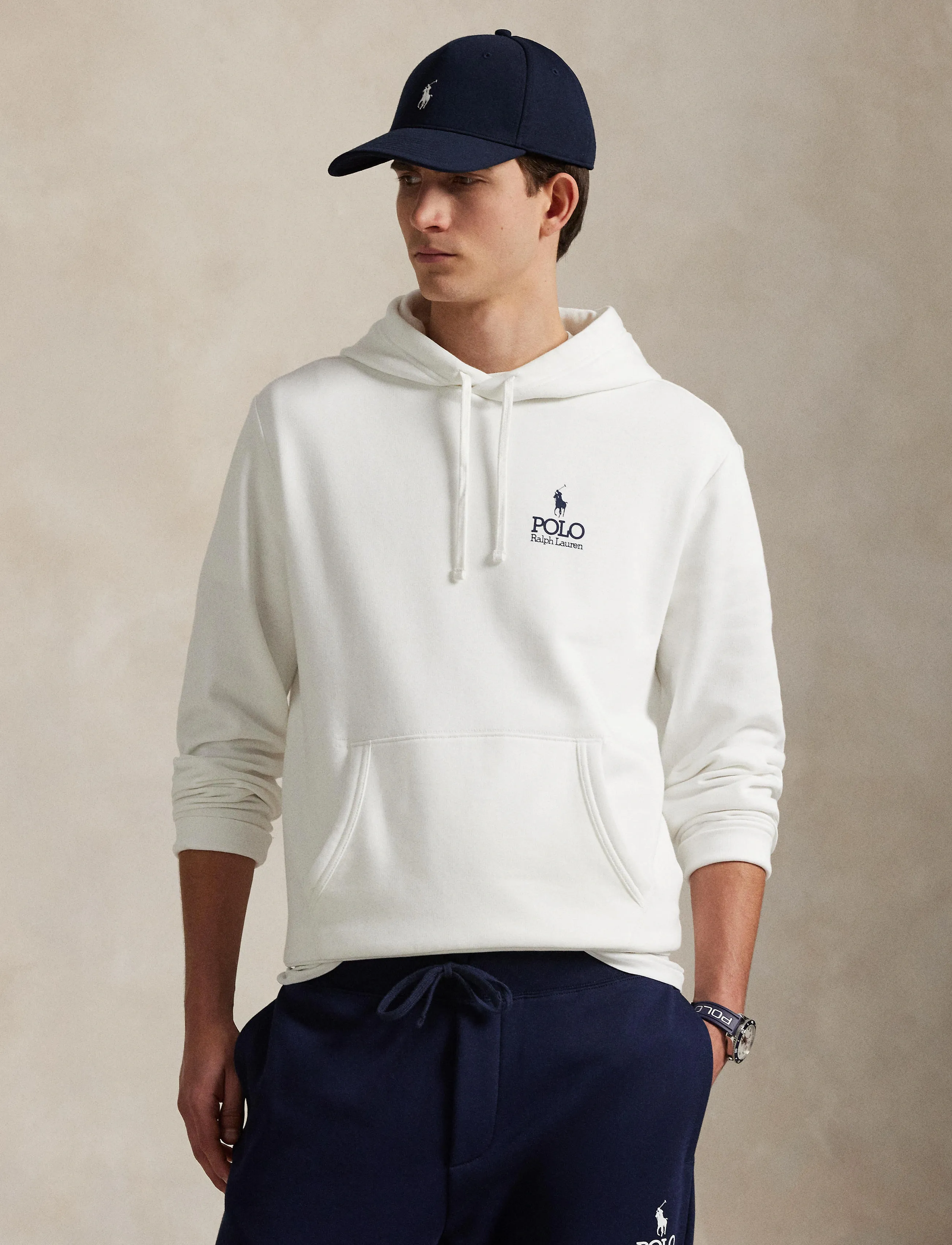 Polo Ralph Lauren - Logo Fleece Hoodie - sweats à capuche - white - 3