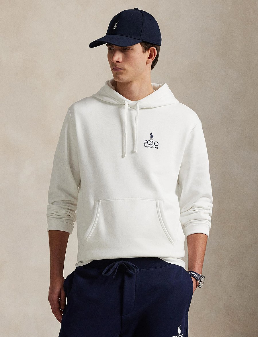 Polo Ralph Lauren - Logo Fleece Hoodie - kapuzenpullover - white - 3