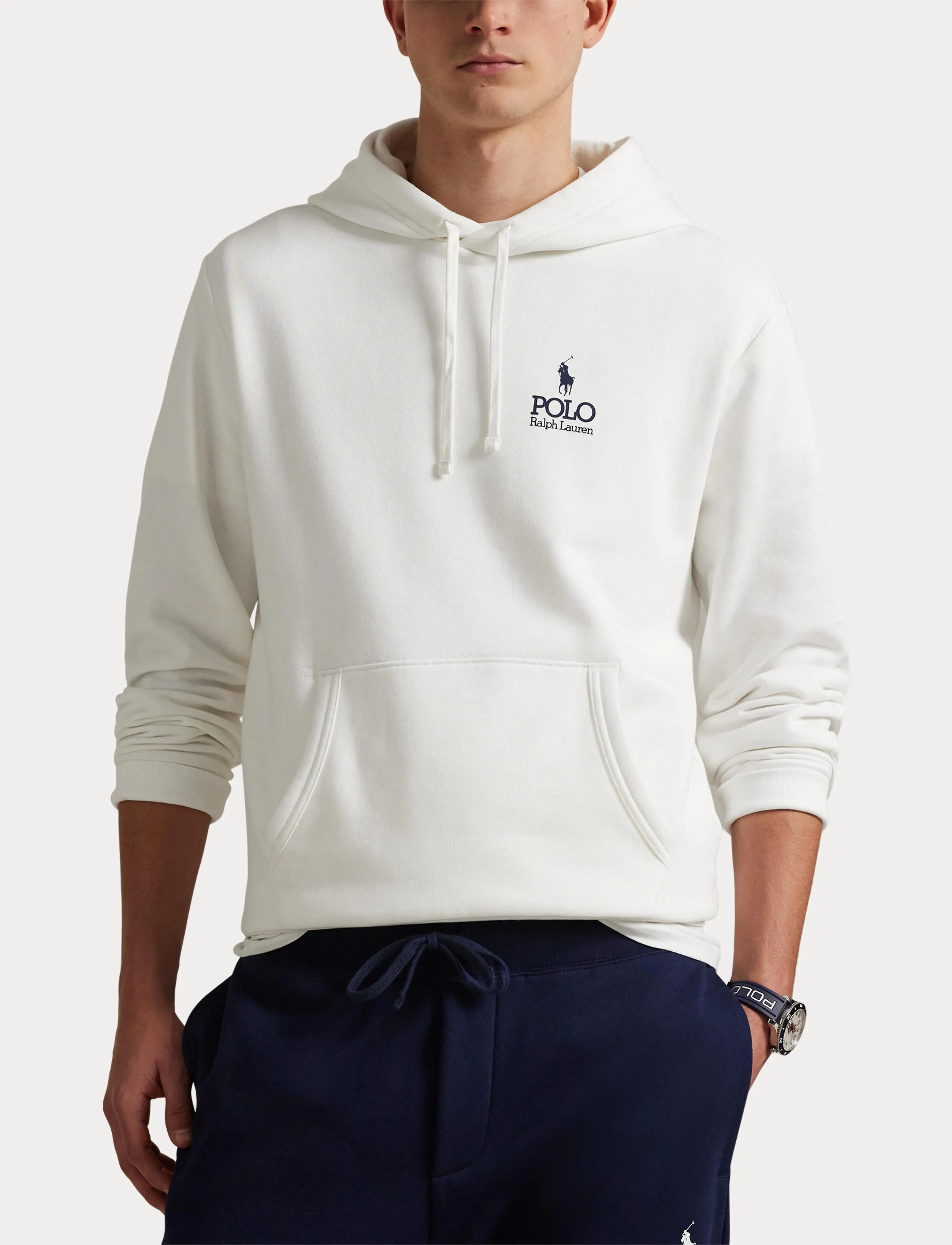 Polo Ralph Lauren - Logo Fleece Hoodie - sweats à capuche - white - 5