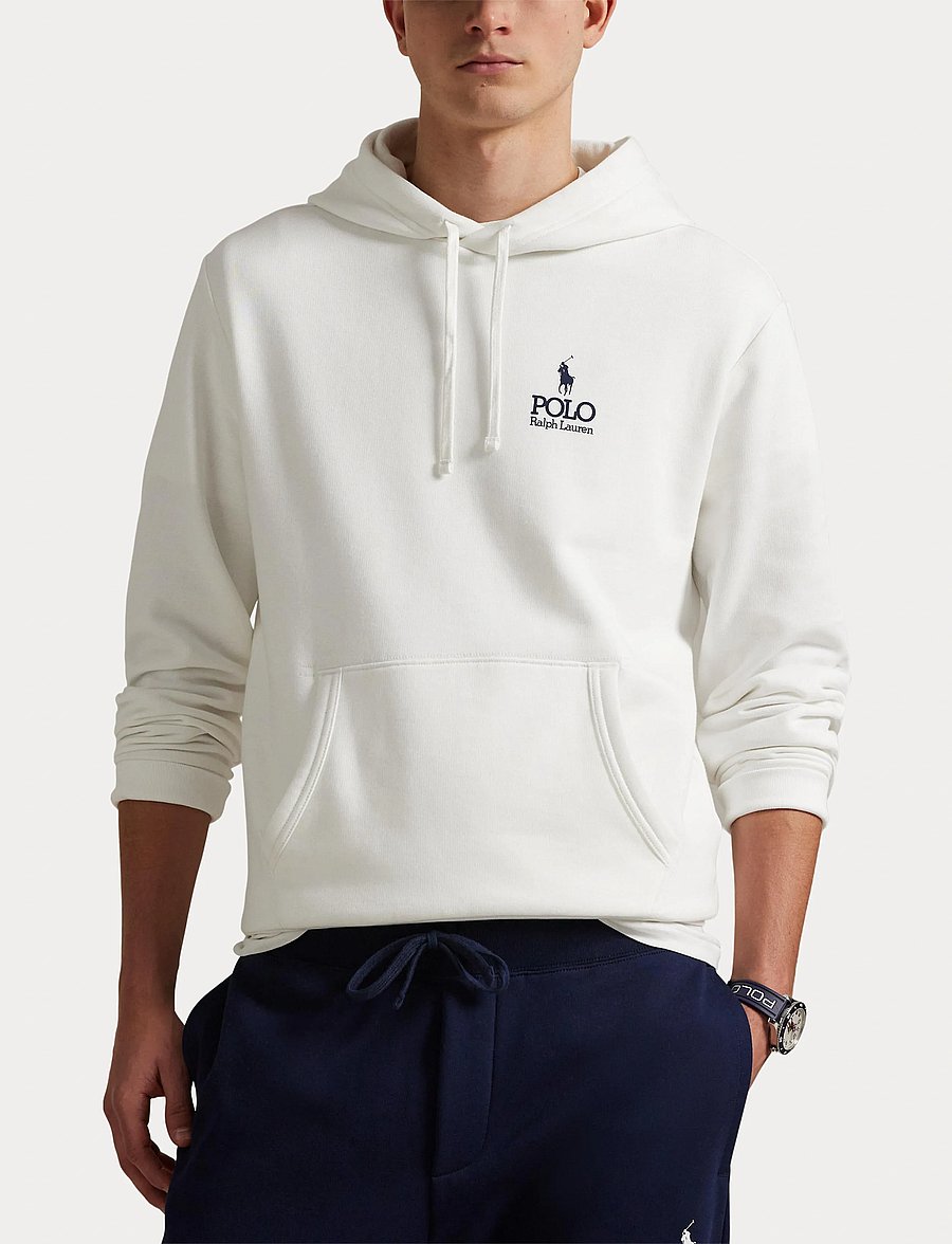 Polo Ralph Lauren - Logo Fleece Hoodie - kapuzenpullover - white - 5