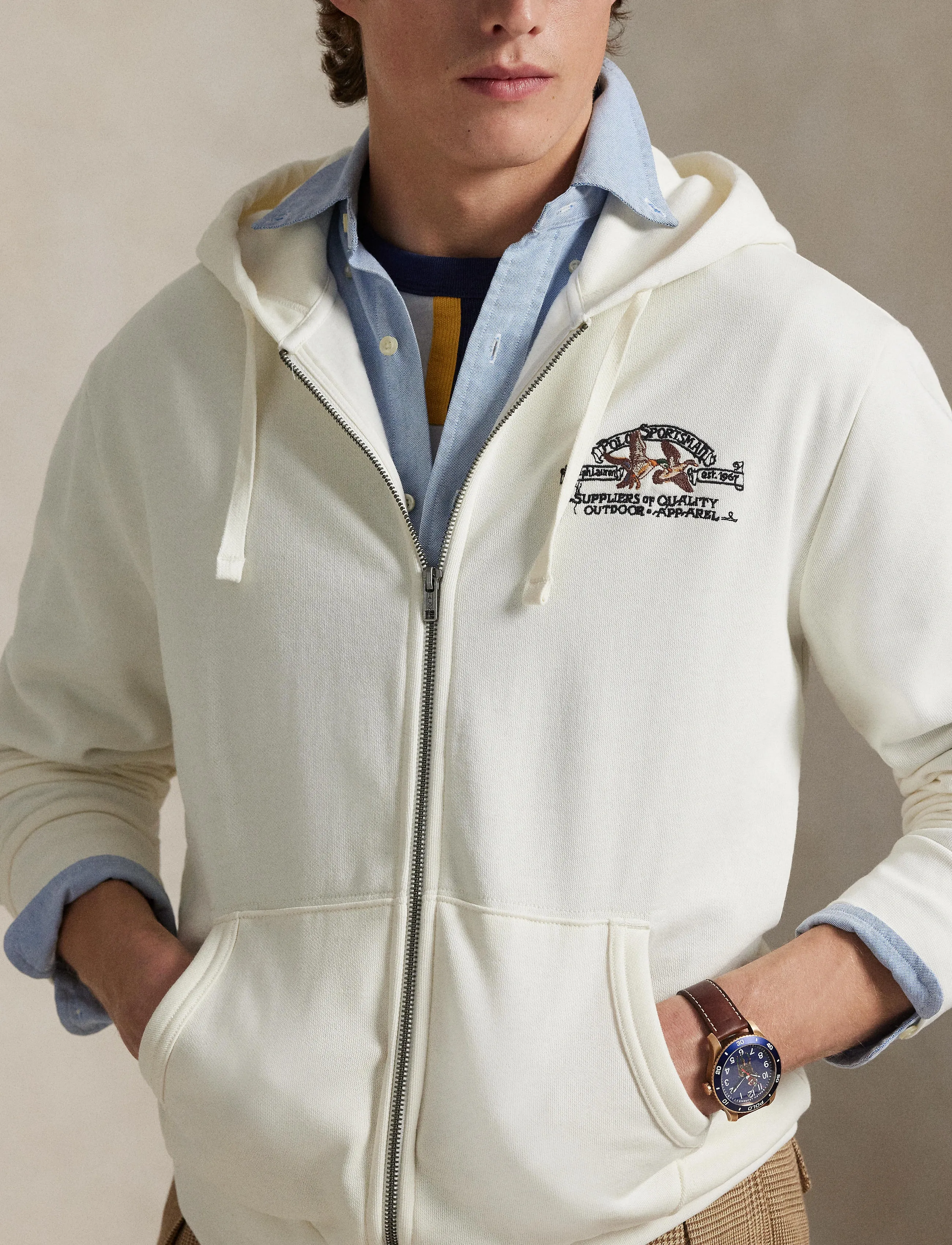 Polo Ralph Lauren Polo Sportsman Fleece Full-Zip Hoodie herr – bild 7