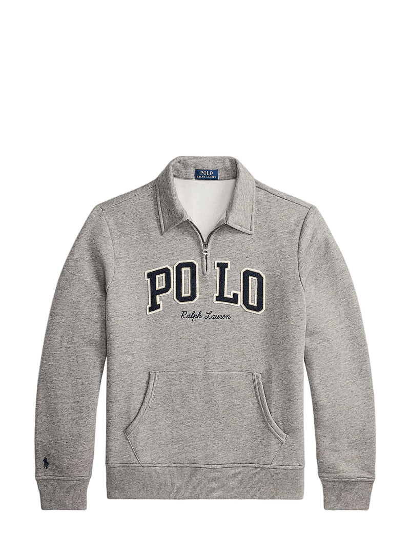 Polo Ralph Lauren - Logo Fleece Collared Sweatshirt - osta olukorra järgi - dark vintage heat - 1