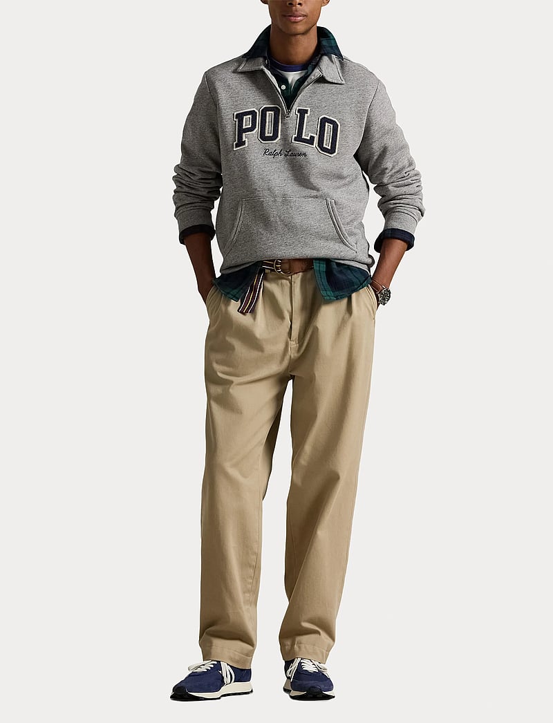 Polo Ralph Lauren - Logo Fleece Collared Sweatshirt - osta olukorra järgi - dark vintage heat - 4