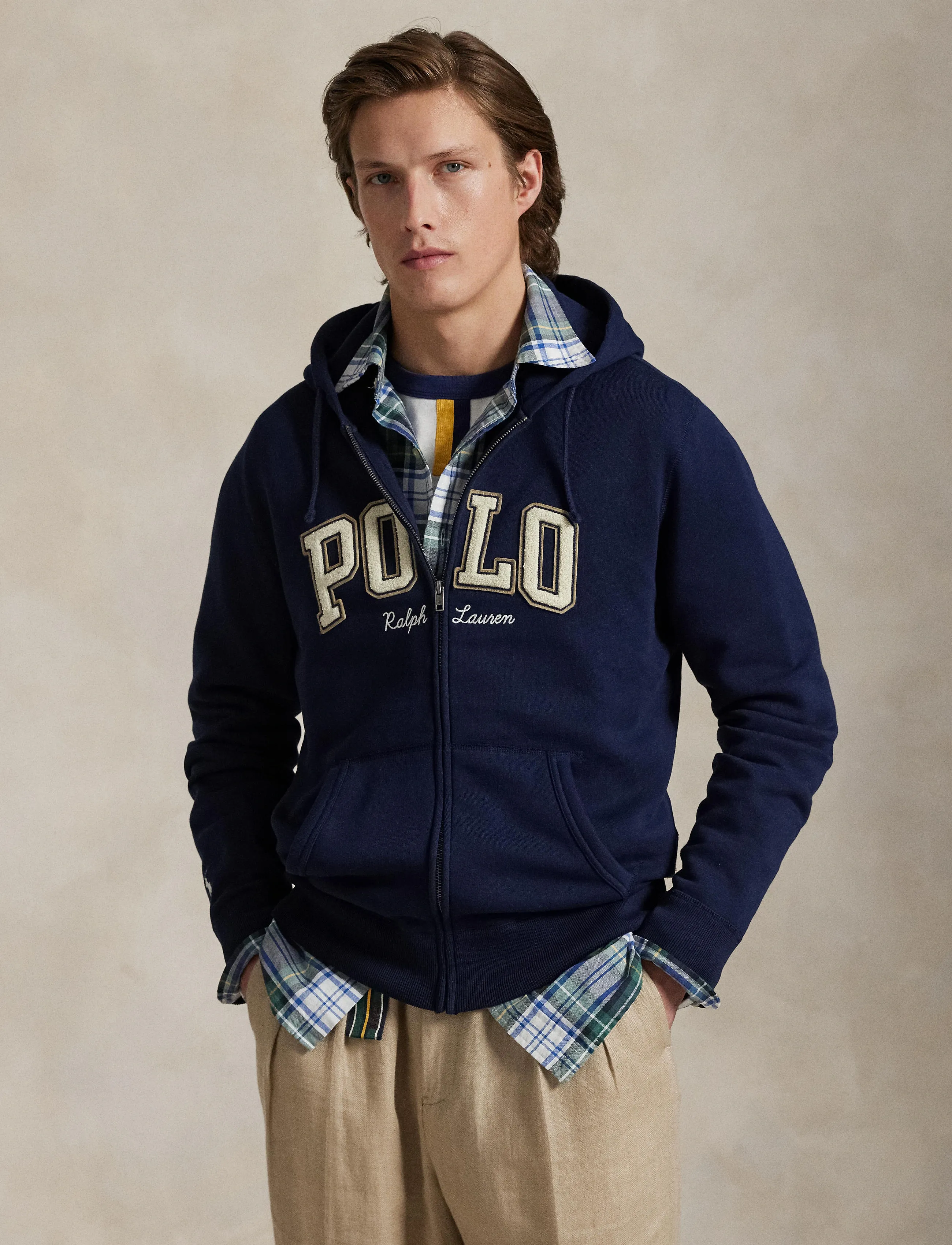 Polo Ralph Lauren - Logo Fleece Full-Zip Hoodie - cruise navy - 3