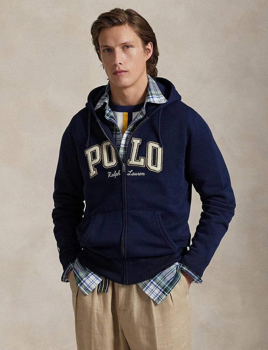 Polo Ralph Lauren - Logo Fleece Full-Zip Hoodie - cruise navy - 3