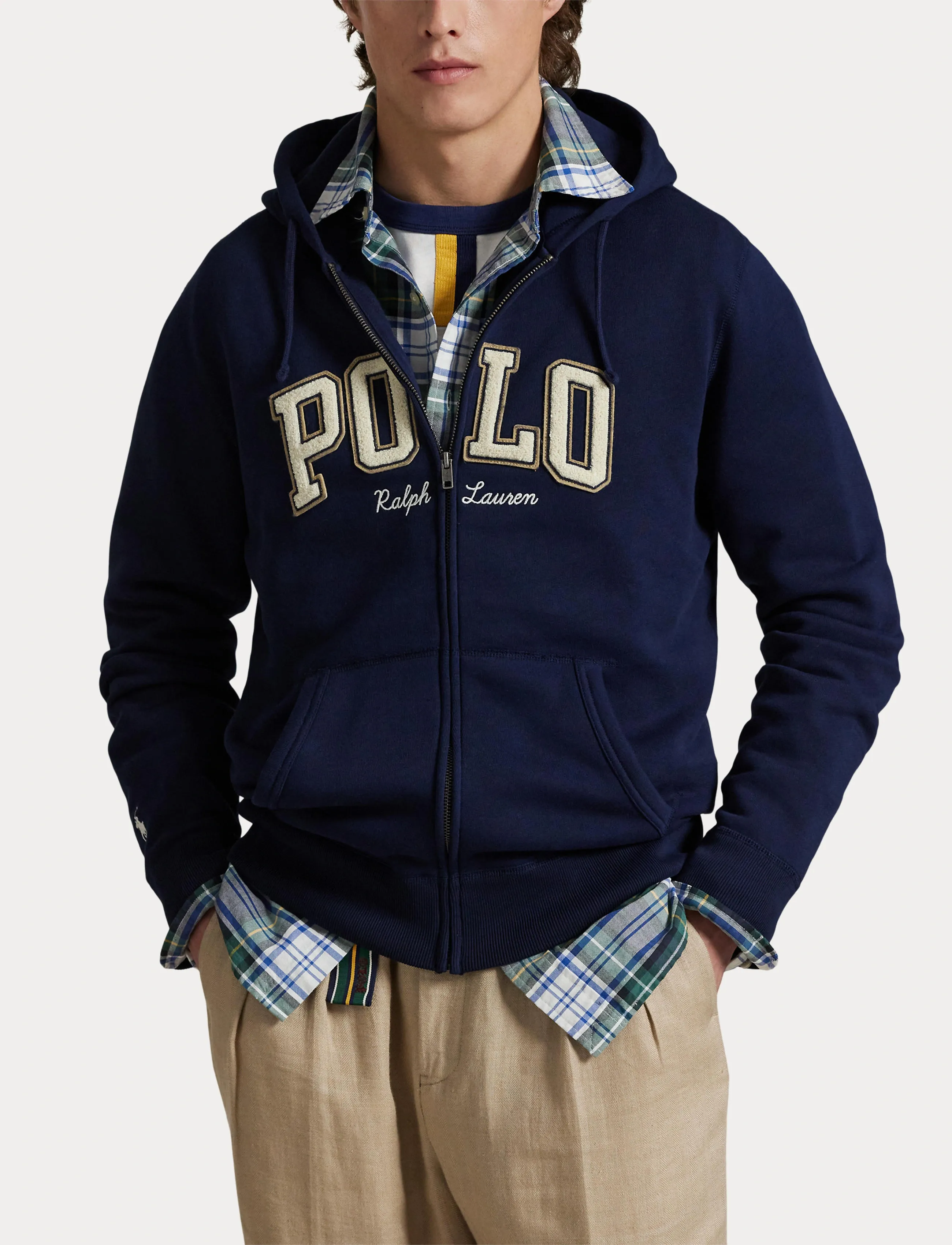 Polo Ralph Lauren - Logo Fleece Full-Zip Hoodie - cruise navy - 5