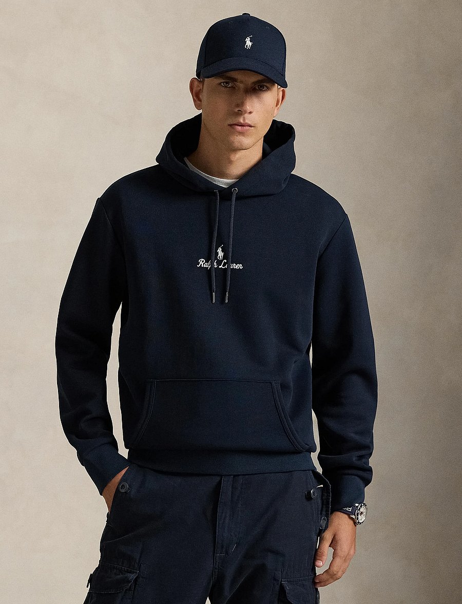 Polo Ralph Lauren - Logo Double-Knit Hoodie - hoodies - aviator navy - 3