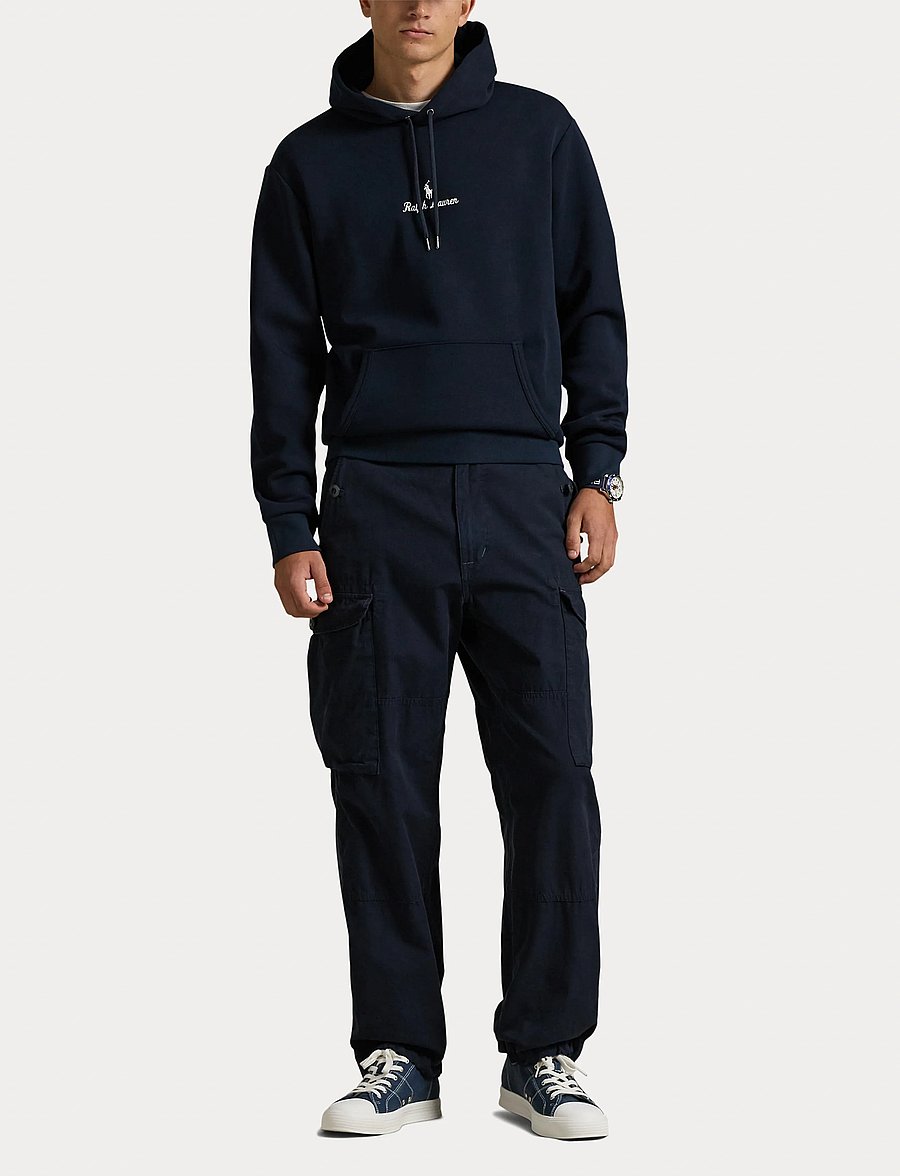 Polo Ralph Lauren - Logo Double-Knit Hoodie - hoodies - aviator navy - 4