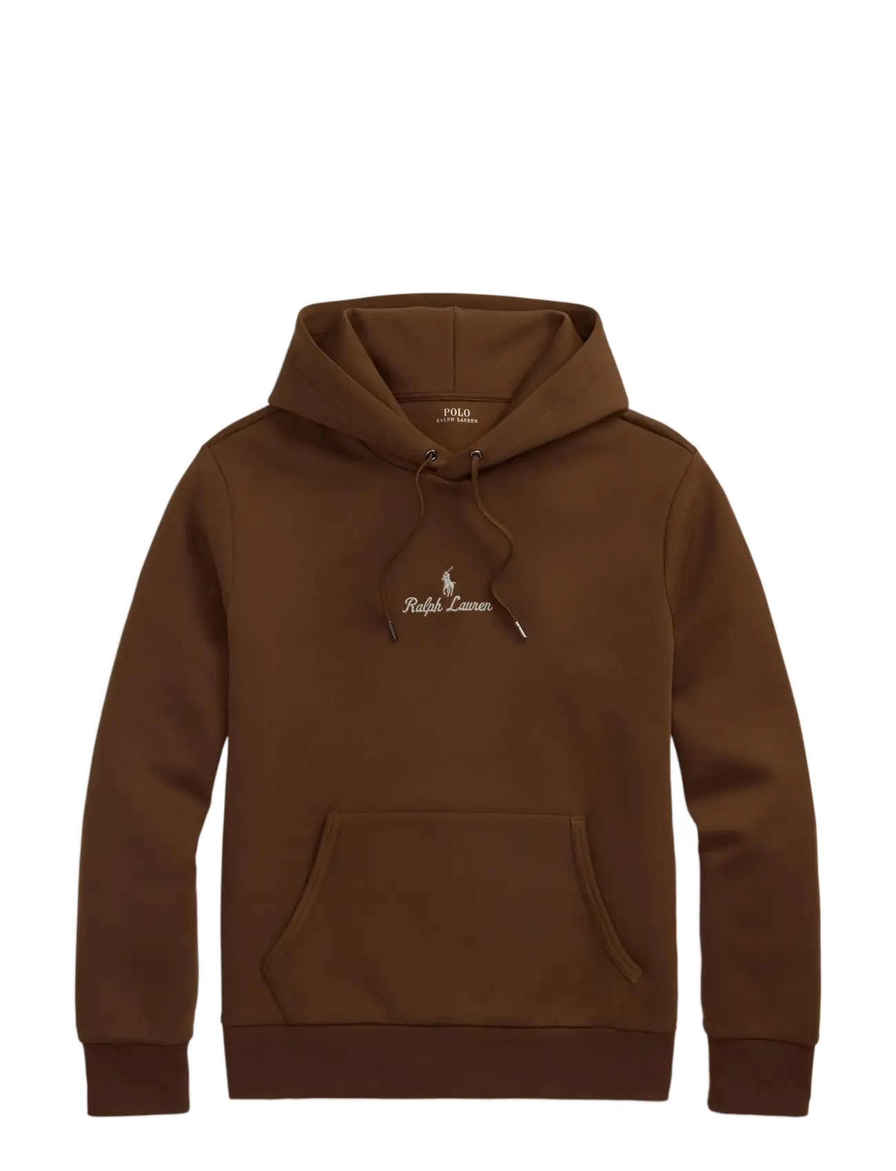 POLO RALPH LAUREN Logo Double-Knit Hoodie Braun - S - Herren