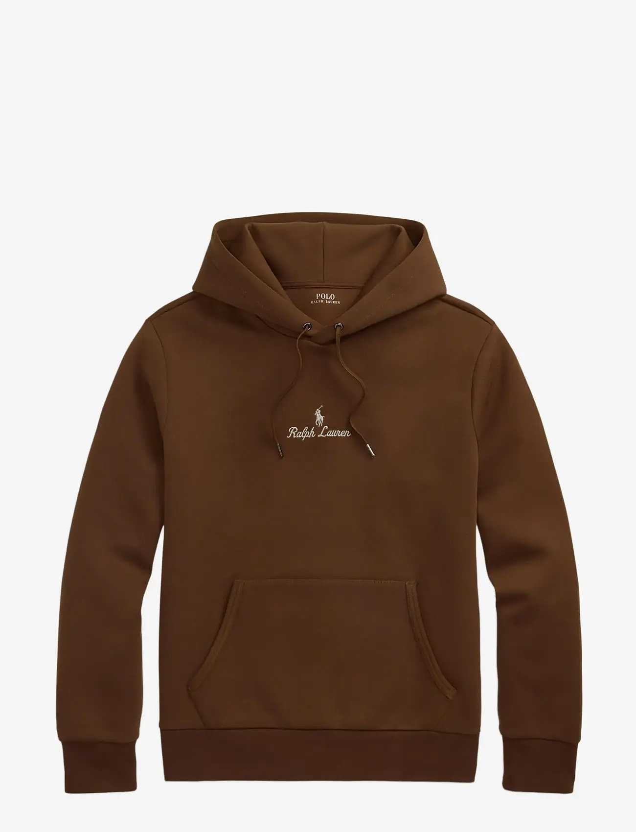 Polo Ralph Lauren - Logo Double-Knit Hoodie - kapuutsiga dressipluusid - branch brown - 1