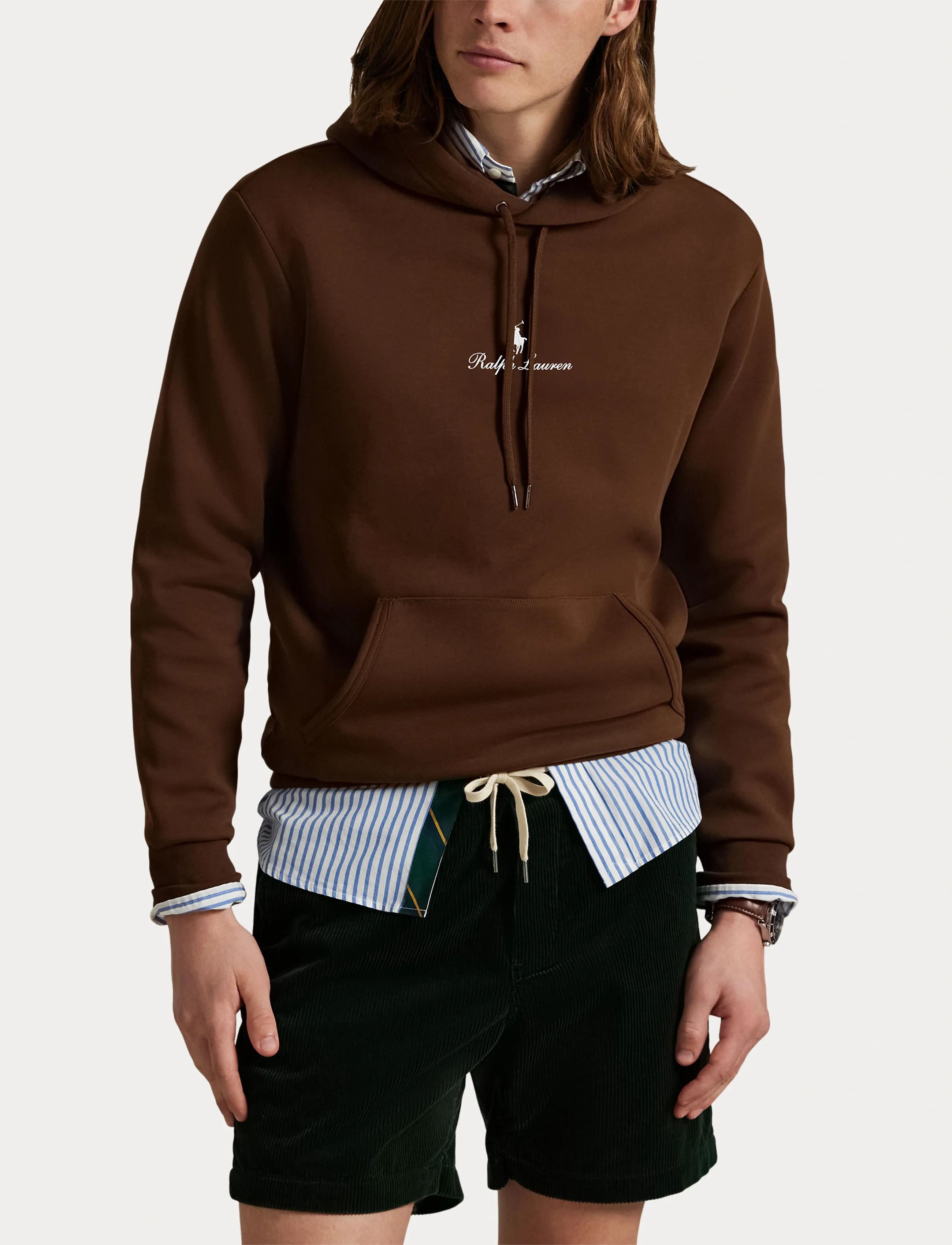 Logo Double-Knit Hoodie 5