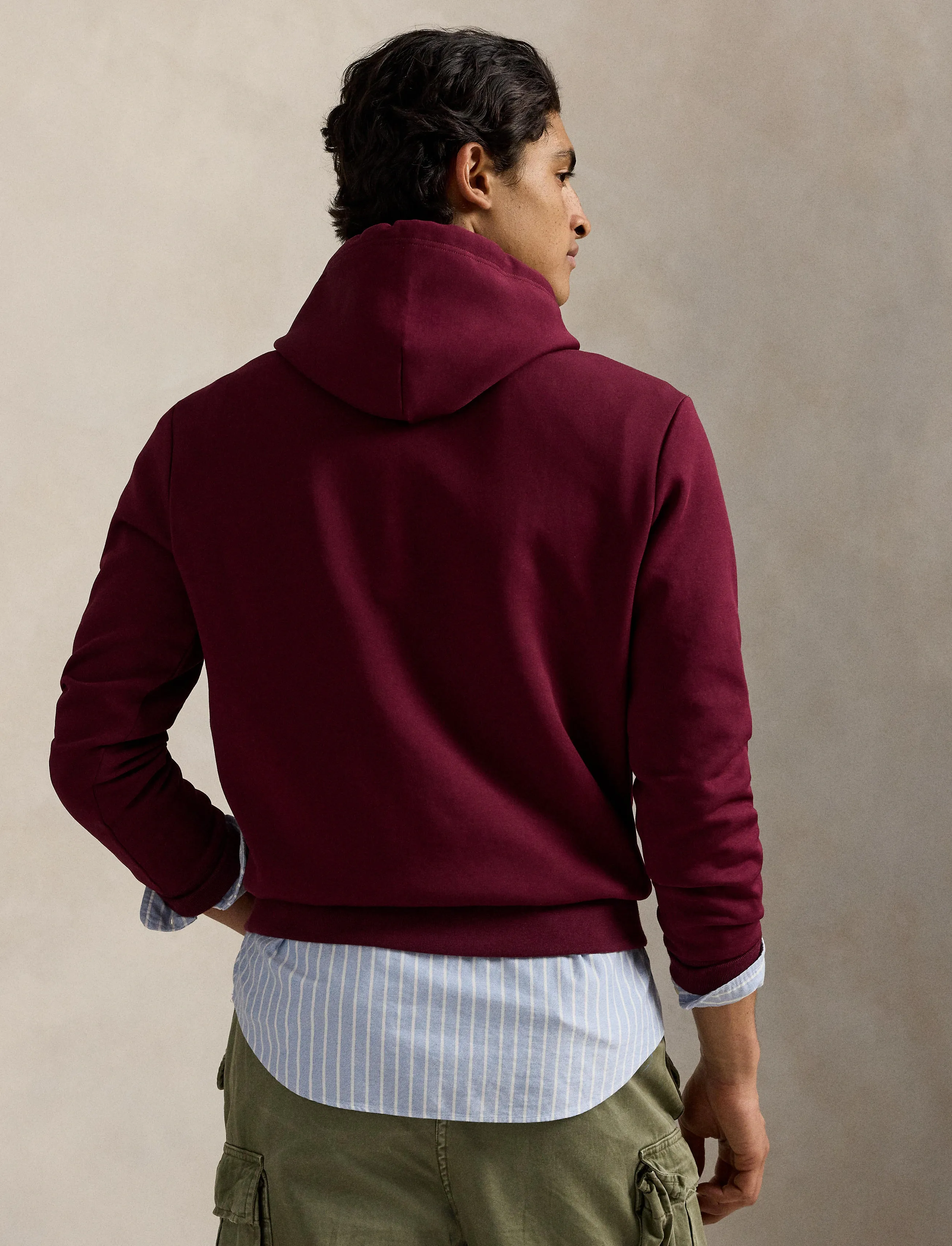 Polo Ralph Lauren - Logo Double-Knit Hoodie - hoodies - classic wine - 2