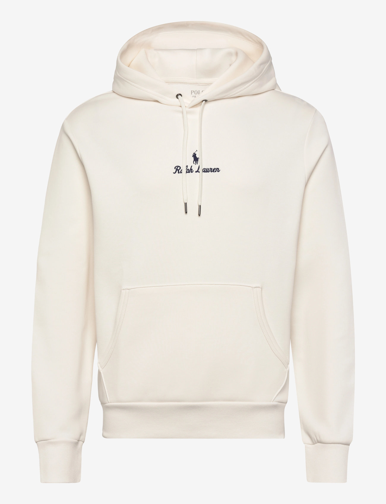 Polo Ralph Lauren - Logo Double-Knit Hoodie - hættetrøjer - deckwash white - 0