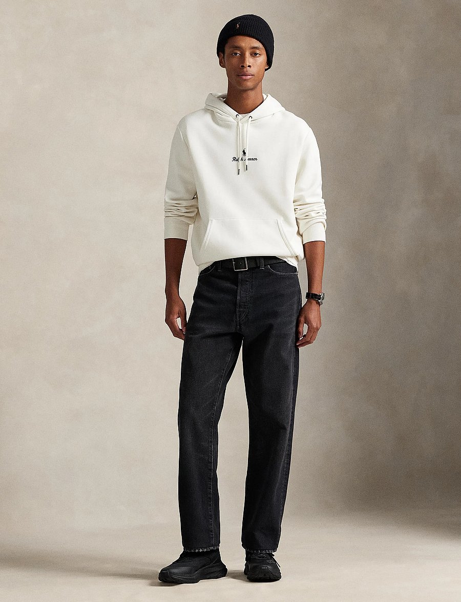 Polo Ralph Lauren - Logo Double-Knit Hoodie - hoodies - deckwash white - 0