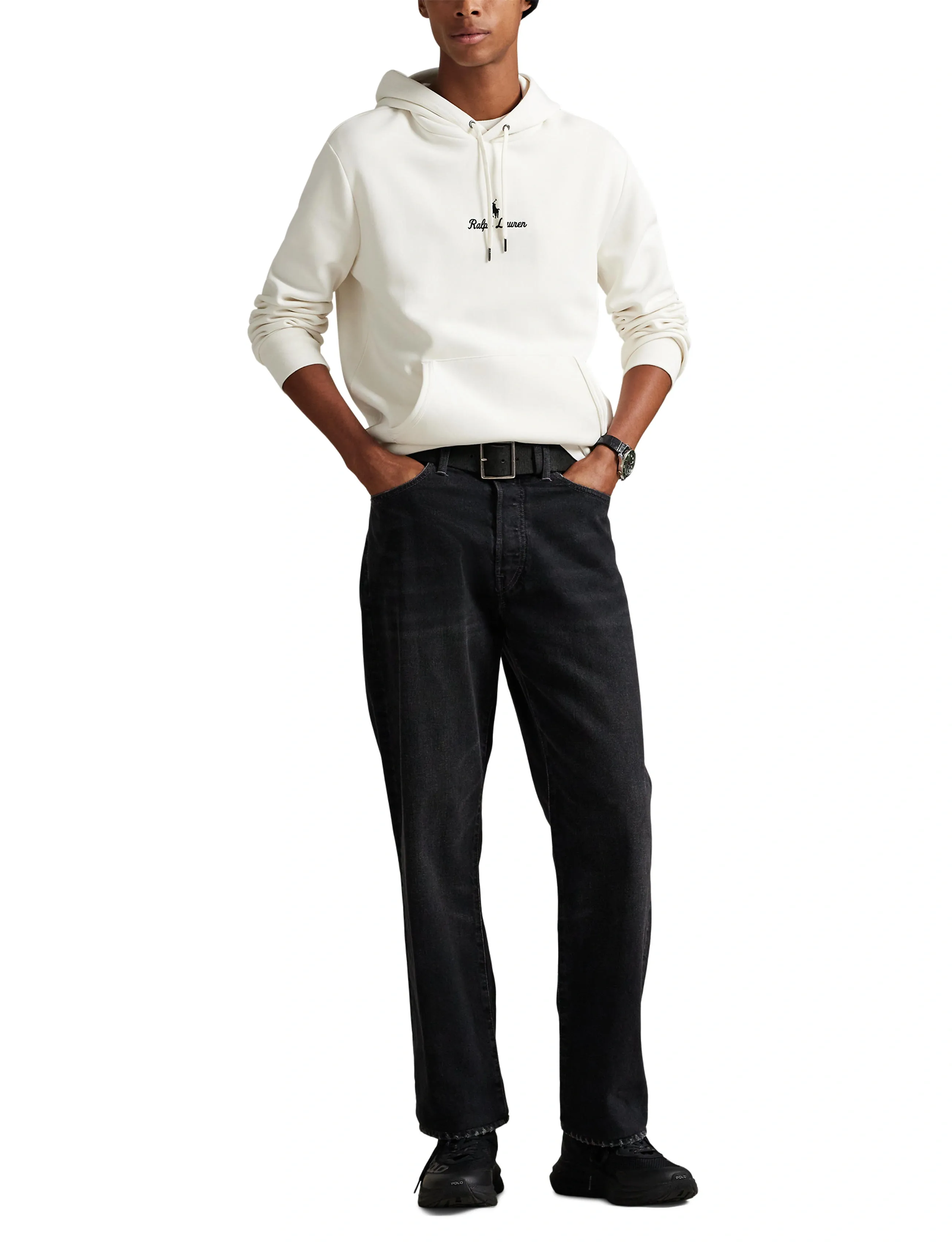 Logo Double-Knit Hoodie 6