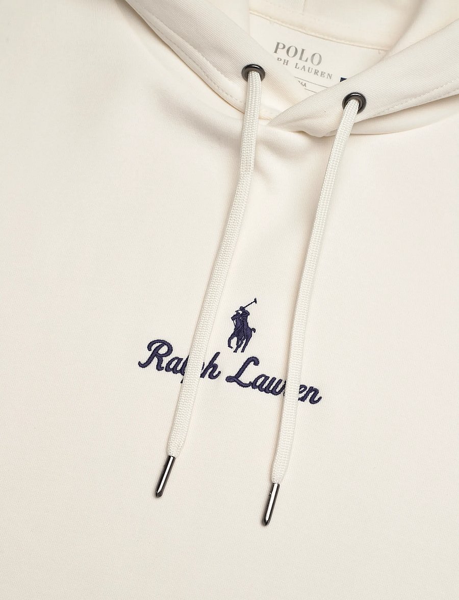 Polo Ralph Lauren - Logo Double-Knit Hoodie - hoodies - deckwash white - 5