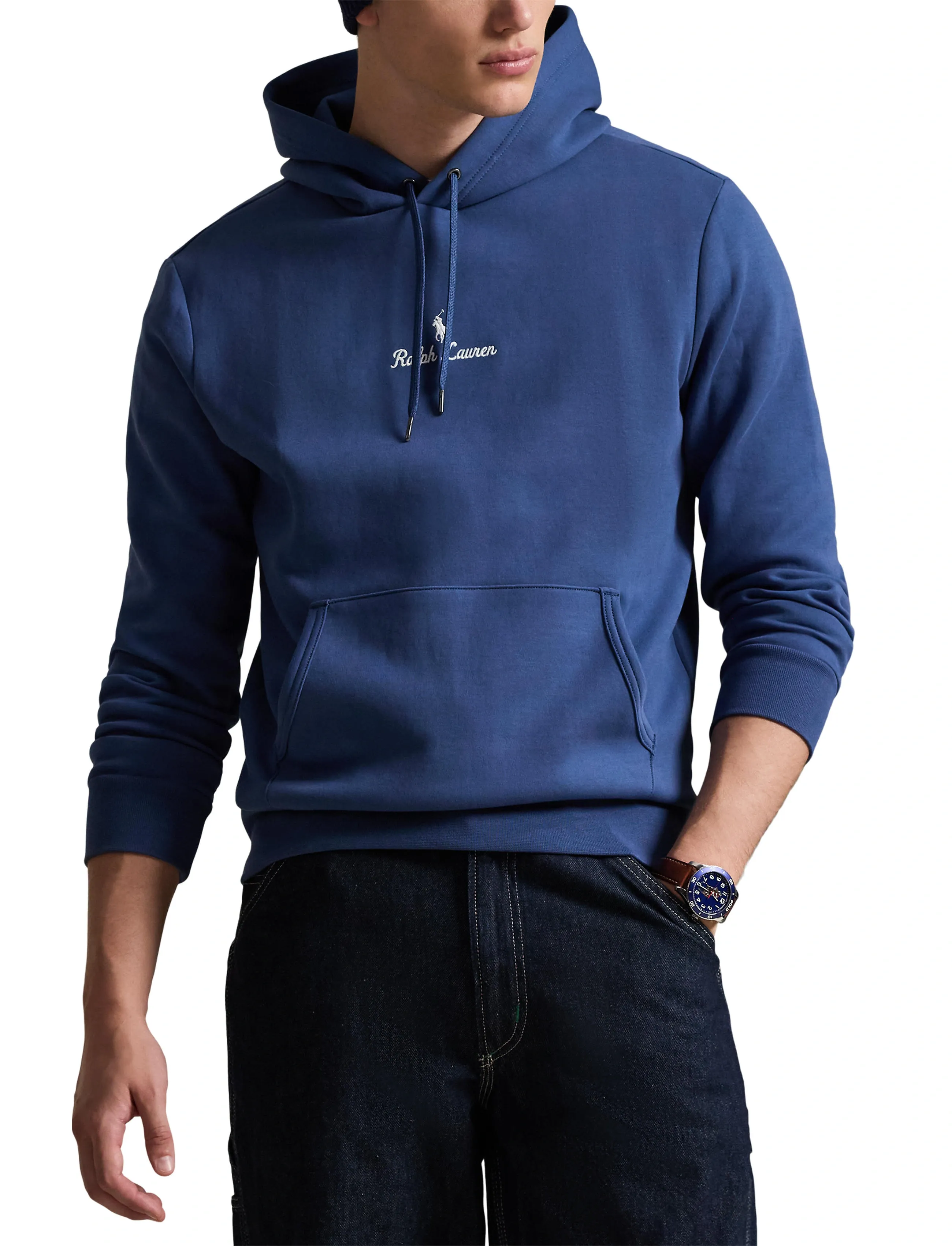Logo Double-Knit Hoodie 5