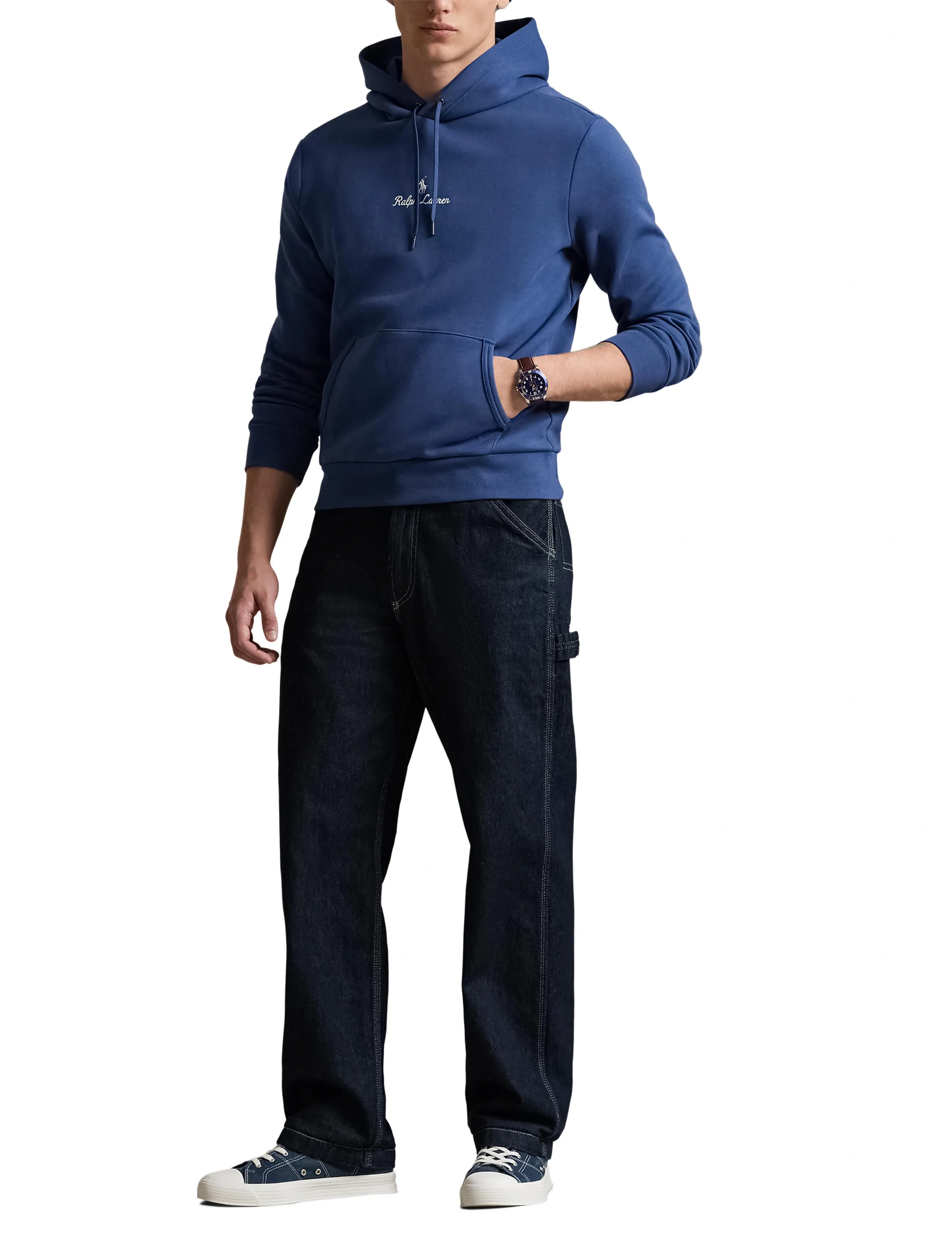 Logo Double-Knit Hoodie 6