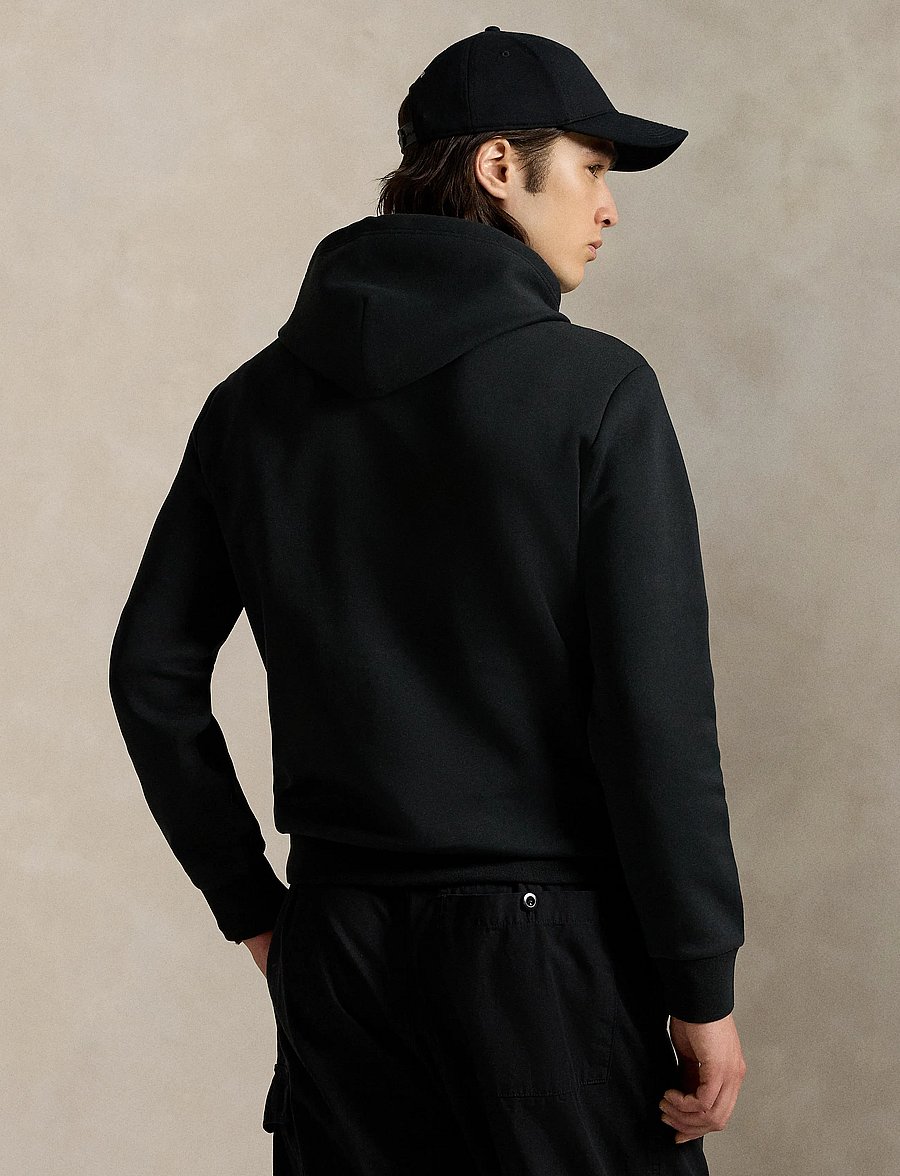 Polo Ralph Lauren - Logo Double-Knit Hoodie - hoodies - polo black - 3