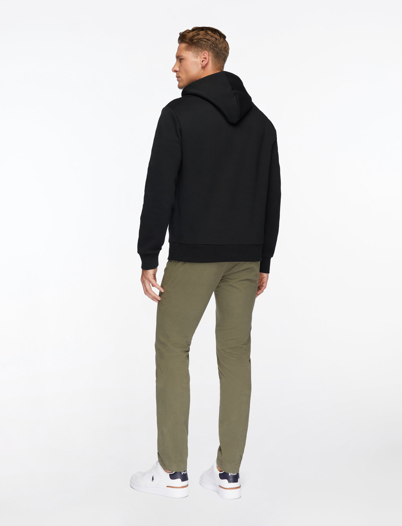 Polo Ralph Lauren - Logo Double-Knit Hoodie - hupparit - polo black - 5