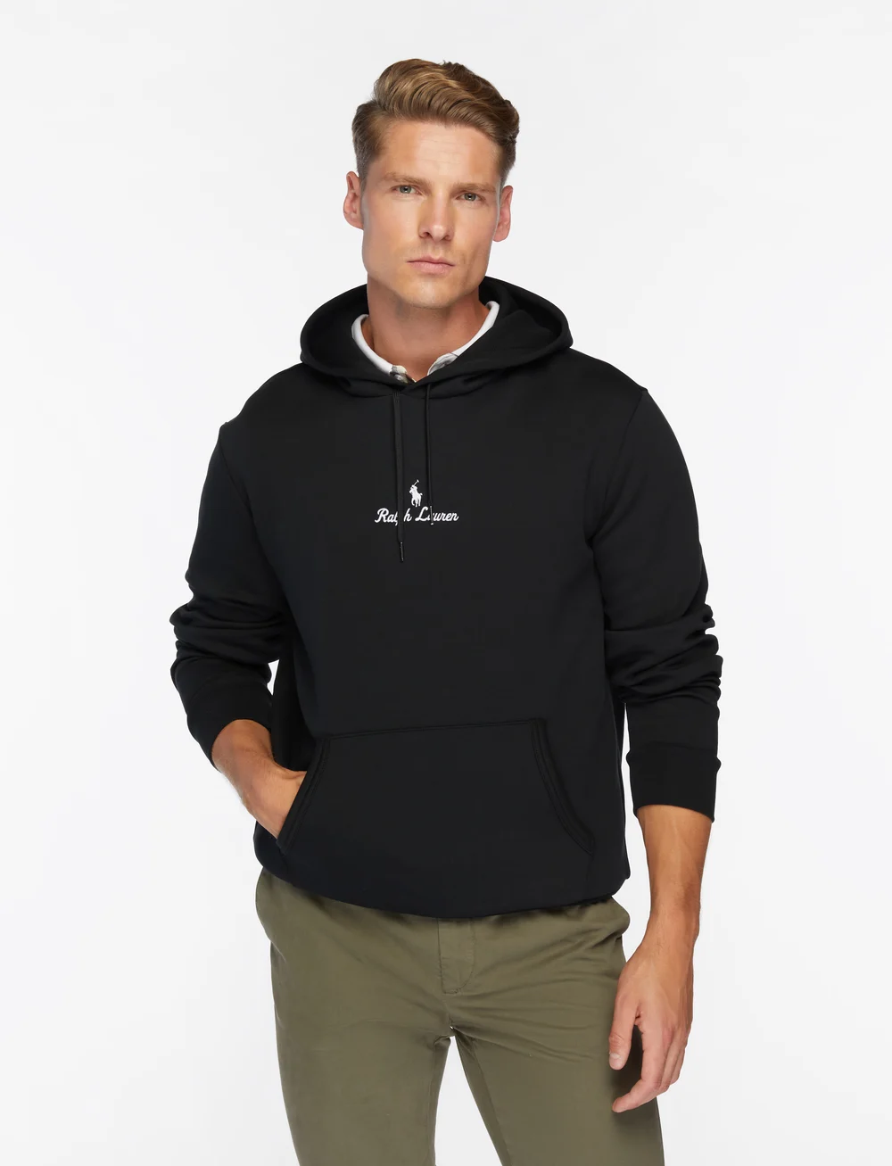 Polo Ralph Lauren - 30/1 DOUBLE KNT CVC-LSL-SWS - hoodies - polo black - 0