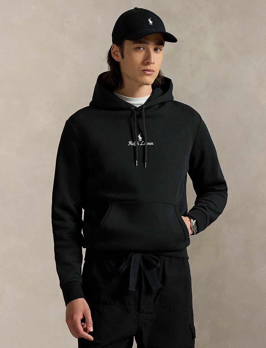Polo Ralph Lauren - Logo Double-Knit Hoodie - hoodies - polo black - 4