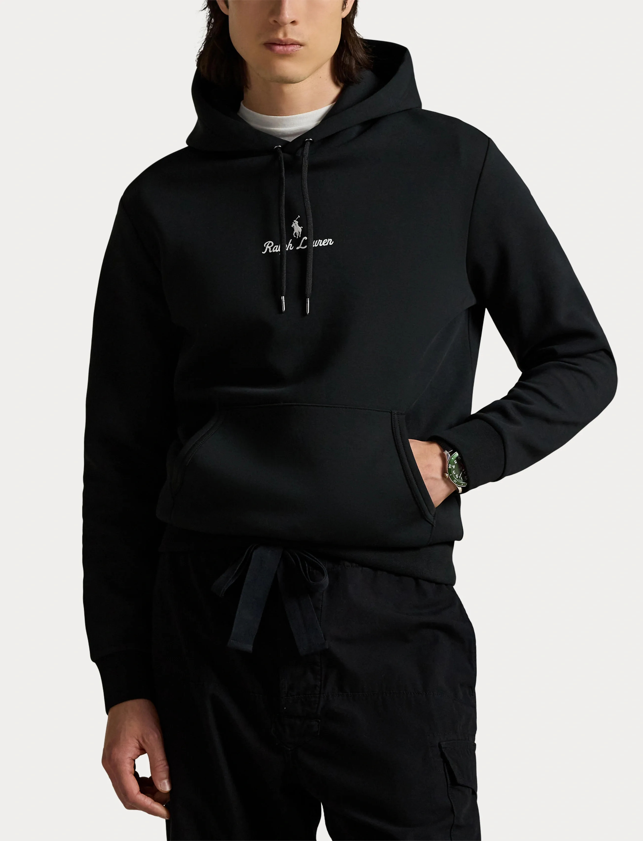 Logo Double-Knit Hoodie 5