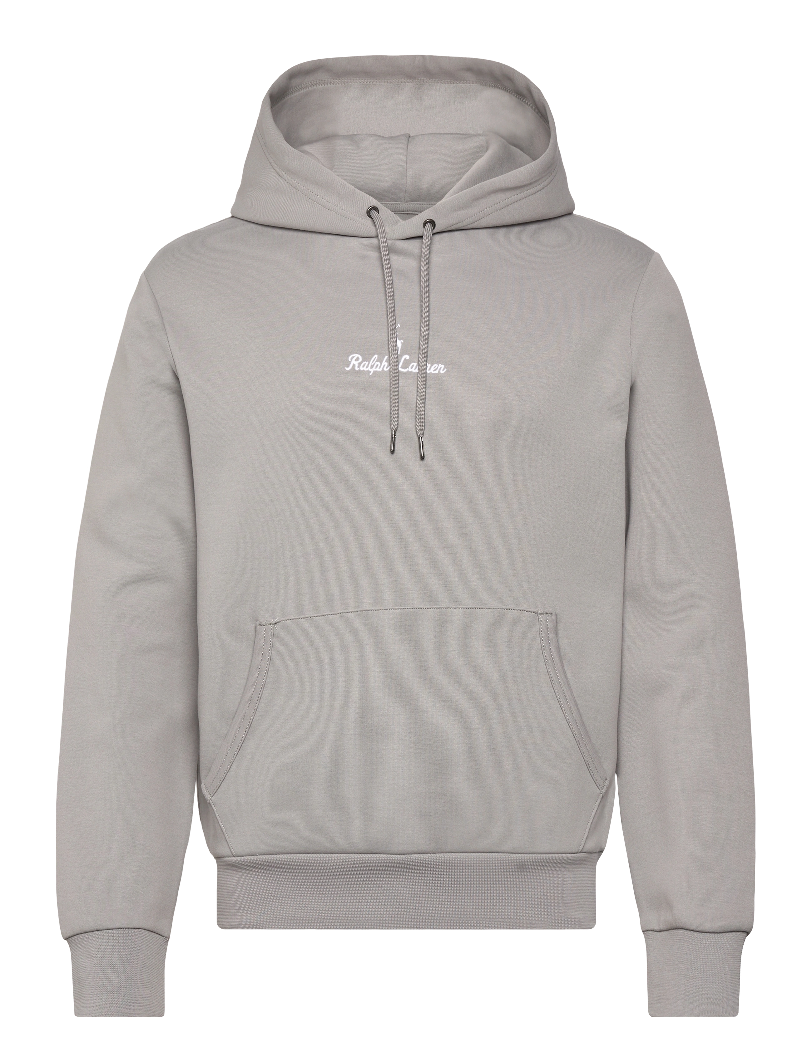 Polo Ralph Lauren Logo Double-Knit Hoodie - Kleidung - SOFT GREY / grey