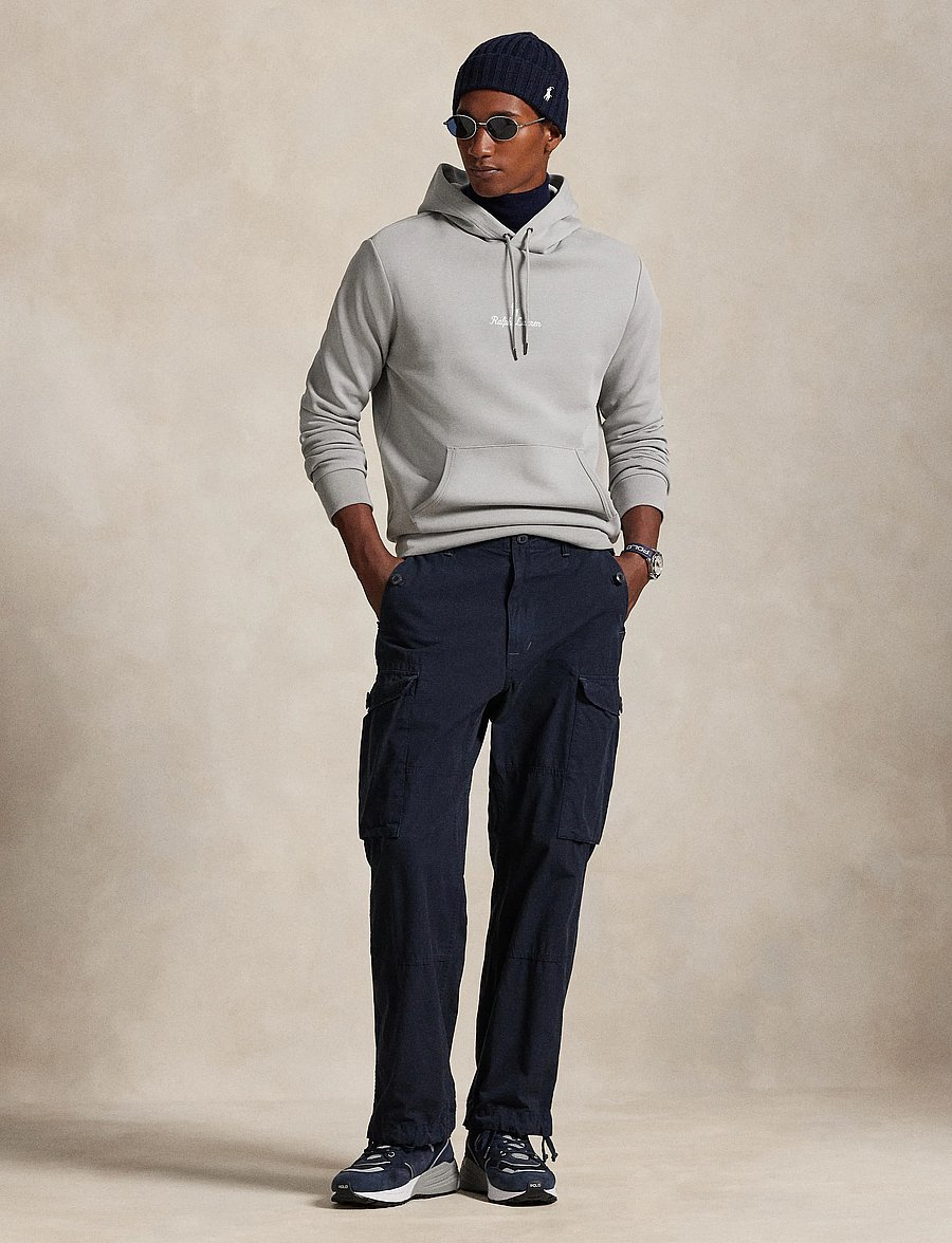 Polo Ralph Lauren - Logo Double-Knit Hoodie - kapuzenpullover - soft grey - 0