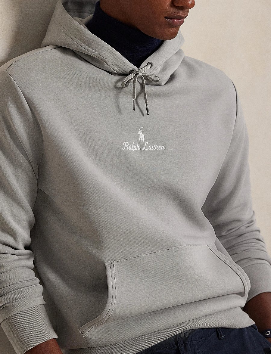 Polo Ralph Lauren - Logo Double-Knit Hoodie - kapuzenpullover - soft grey - 4