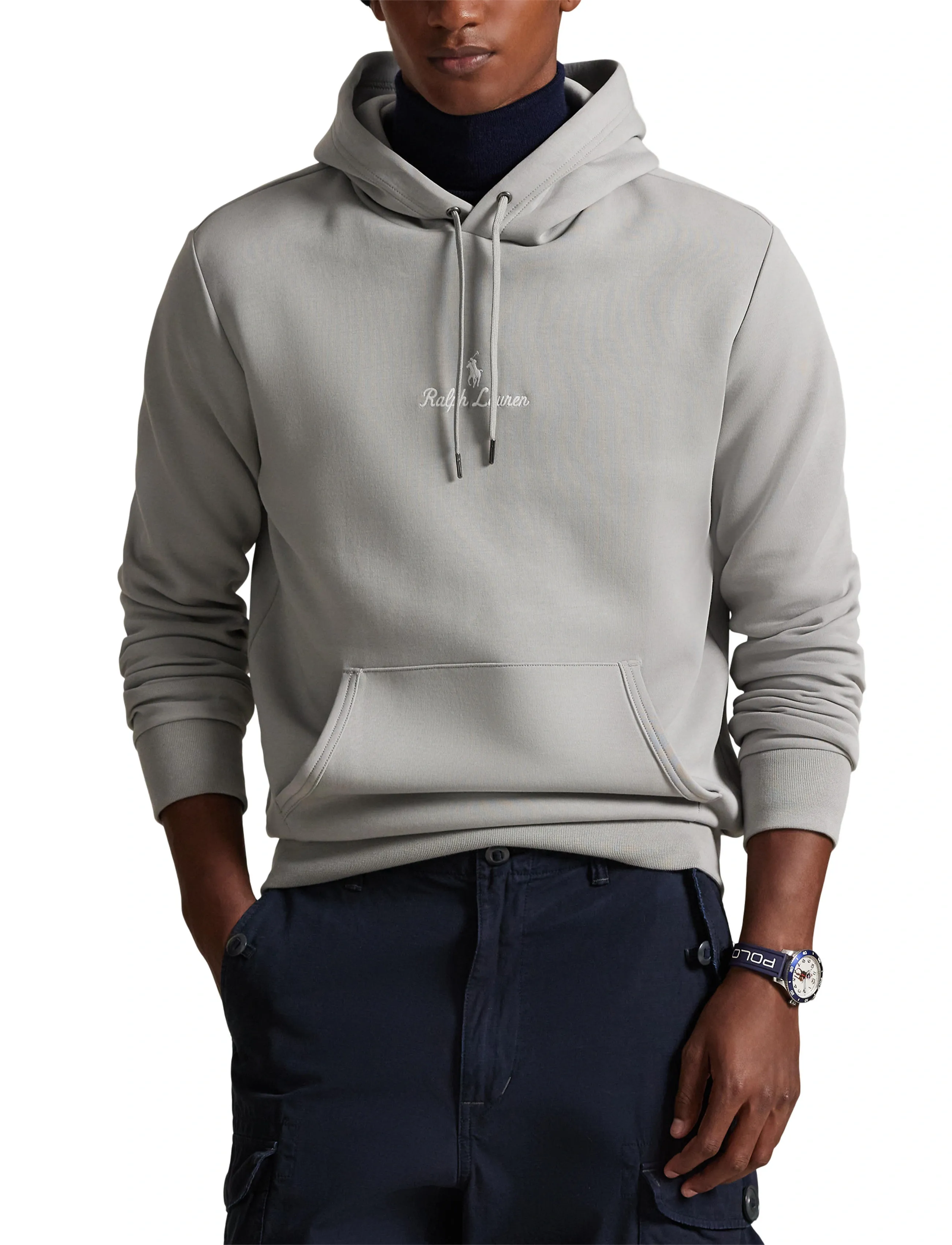 Logo Double-Knit Hoodie 6