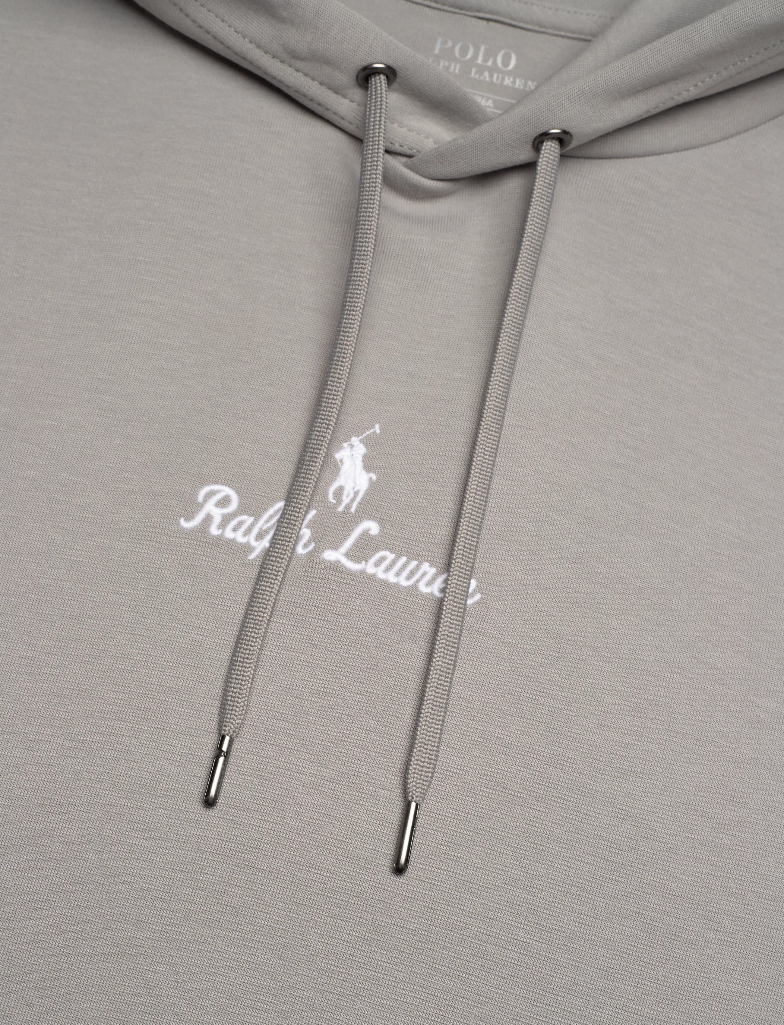 Polo Ralph Lauren - Logo Double-Knit Hoodie - hættetrøjer - soft grey - 5