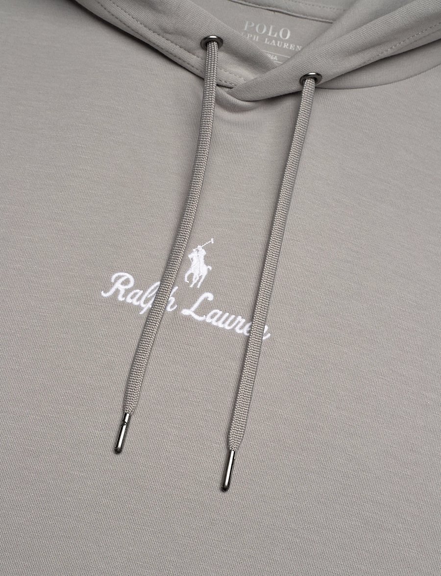 Polo Ralph Lauren - Logo Double-Knit Hoodie - kapuzenpullover - soft grey - 5