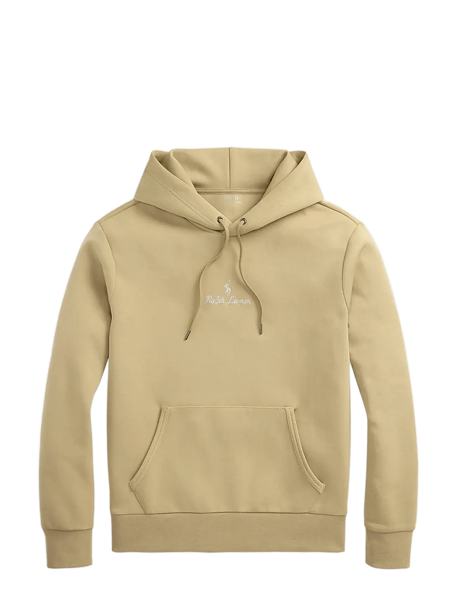 Polo Ralph Lauren - Logo Double-Knit Hoodie - hættetrøjer - surrey tan - 1