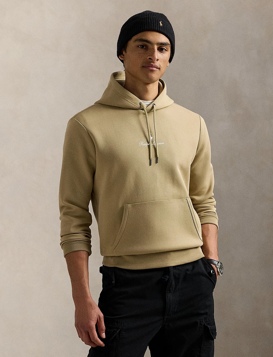 Polo Ralph Lauren - Logo Double-Knit Hoodie - hættetrøjer - surrey tan - 3
