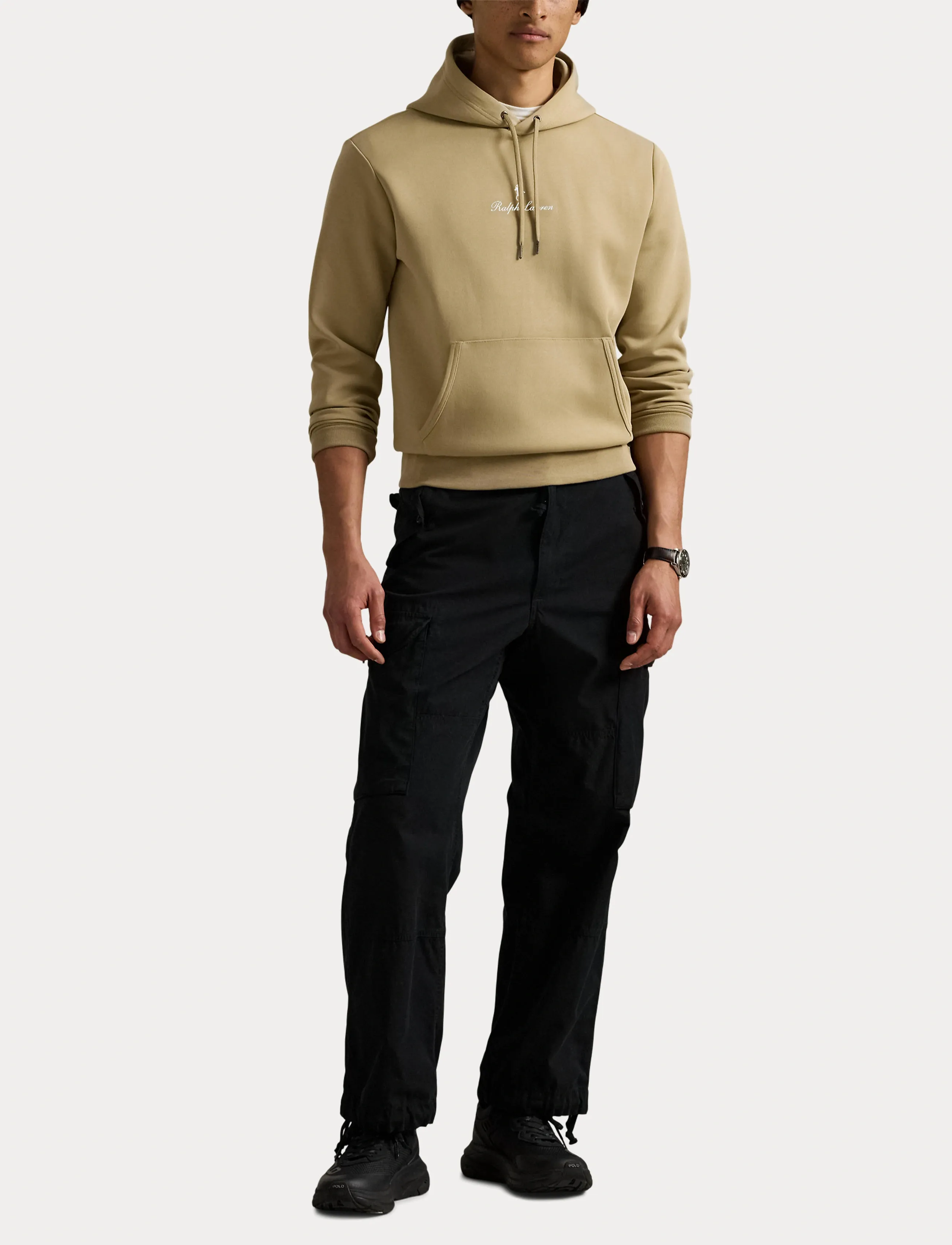 Polo Ralph Lauren - Logo Double-Knit Hoodie - hættetrøjer - surrey tan - 4