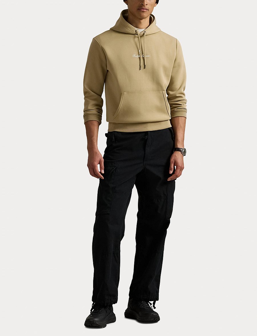 Polo Ralph Lauren - Logo Double-Knit Hoodie - hættetrøjer - surrey tan - 4
